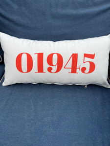 Dorm Pillows  with Zip Code (01907, 01908, 01945)