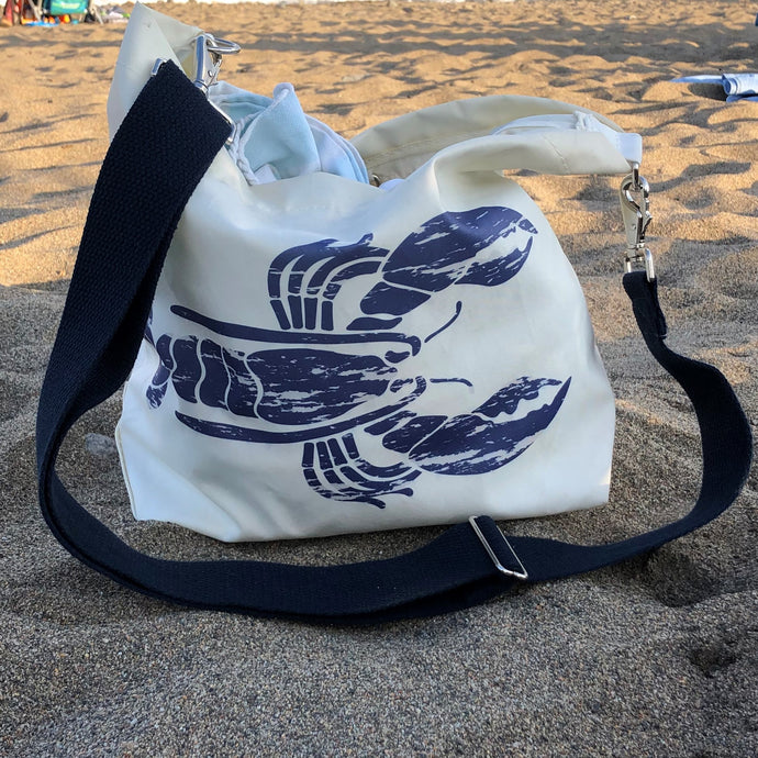 Blue Lobster Tote By Sea Bags