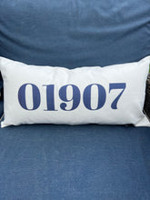 Load image into Gallery viewer, Dorm Pillow with Zip Code