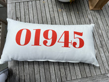 Load image into Gallery viewer, 01945 Dorm Pillow with Zip Code
