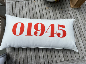 01945 Dorm Pillow with Zip Code
