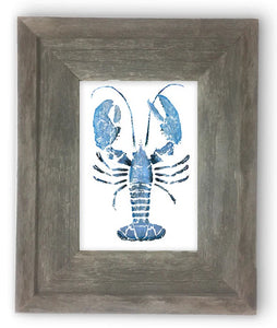 16 x 13 Framed Blue Lobster