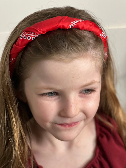 Tri Tie Bandana/Headband in Multiple Colors