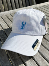 Load image into Gallery viewer, Blue Lobster Washed Cotton Adjustable Cap